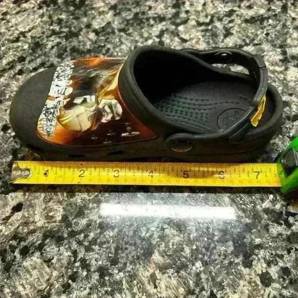 Crocs Creative Kids Size 10/11 Star Wars The Force Awakens Black Clogs - Picture 5 of 5